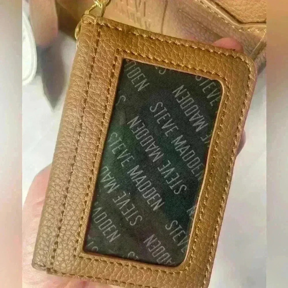 Steve Madden 3 Piece travel tote set 2 purses and wallet in color brown mocha - Picture 4 of 12